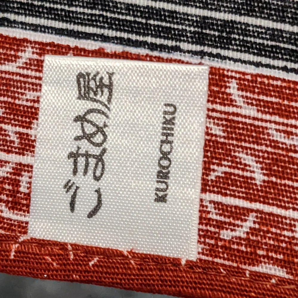 NWT Vintage Kurochiku Japanese Dog Handkerchief